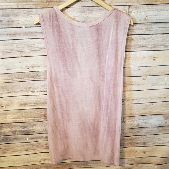 Zutter Pink Tie Dye Lets Day Drink Tank Top Size Small - Picture 5 of 7